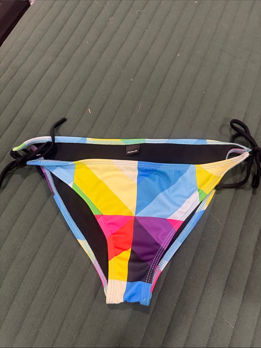 Hurley Multicolor Geometric Bikini Bottom
